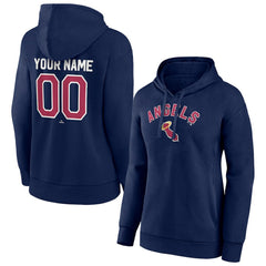 MLB California Angels Women's Personalized Cooperstown Collection Winning Streak Pullover Hoodie