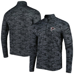 Antigua Brigade Quarter-Zip Sweatshirt - Atlanta Falcons