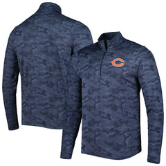 Antigua Brigade Quarter-Zip Sweatshirt - Chicago Bears