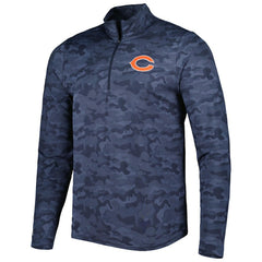 Antigua Brigade Quarter-Zip Sweatshirt - Chicago Bears