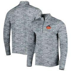 Antigua Brigade Throwback Quarter-Zip Top - Chicago Bears