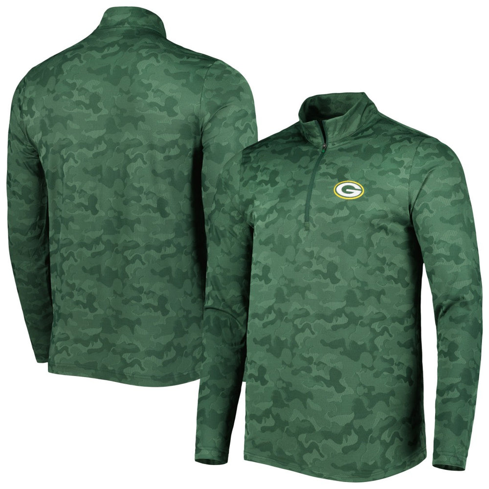 Antigua Brigade Quarter-Zip Sweatshirt - Green Bay Packers
