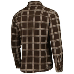 Antigua Industry Flannel Button-Up Shirt Jacket - Cleveland Browns
