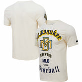 MLB Milwaukee Brewers Pro Standard Cooperstown Collection Old English T-Shirt