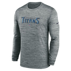 Sideline Team Velocity Performance Long Sleeve T-Shirt - Tennessee Titans