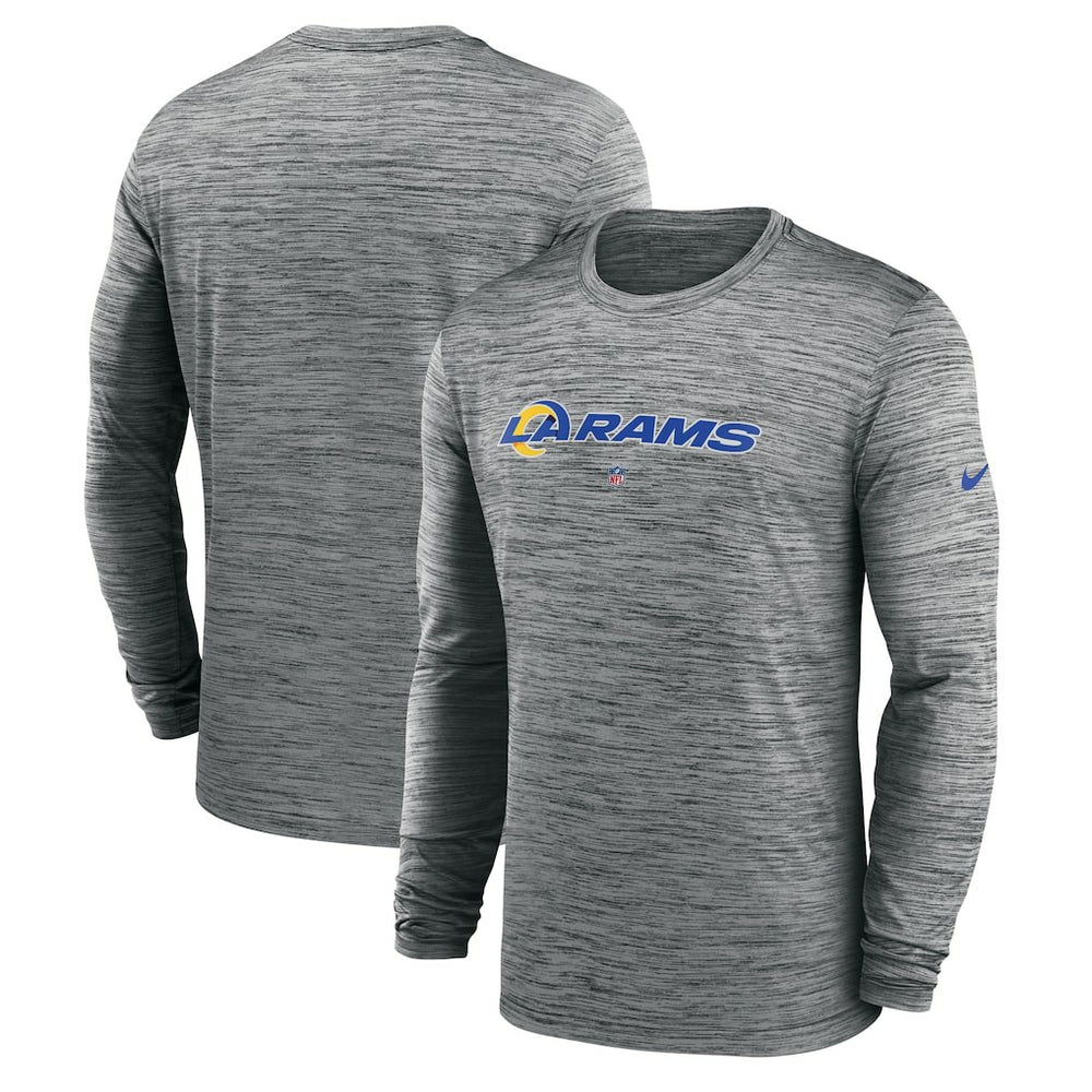 Sideline Team Velocity Performance Long Sleeve T-Shirt - Los Angeles Rams
