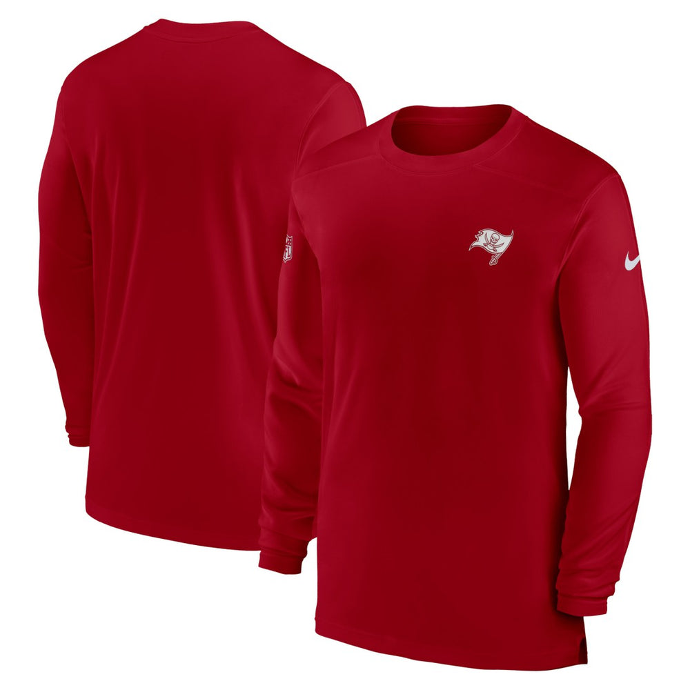 Sideline Coach Performance Long Sleeve T-Shirt - Tampa Bay Buccaneers