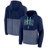 NHL Deep Sea Blue Seattle Kraken Fanatics Successful Tri-Blend Pullover Hoodie