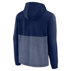 NHL Deep Sea Blue Seattle Kraken Fanatics Successful Tri-Blend Pullover Hoodie