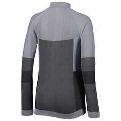 MLB Atlanta Braves Levelwear Women's Verse Asymmetrical Raglan Tri-Blend Quarter-Zip Jacket