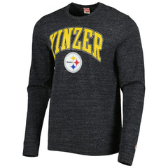 Homage Hyper Local Tri-Blend Long Sleeve T-Shirt - Pittsburgh Steelers