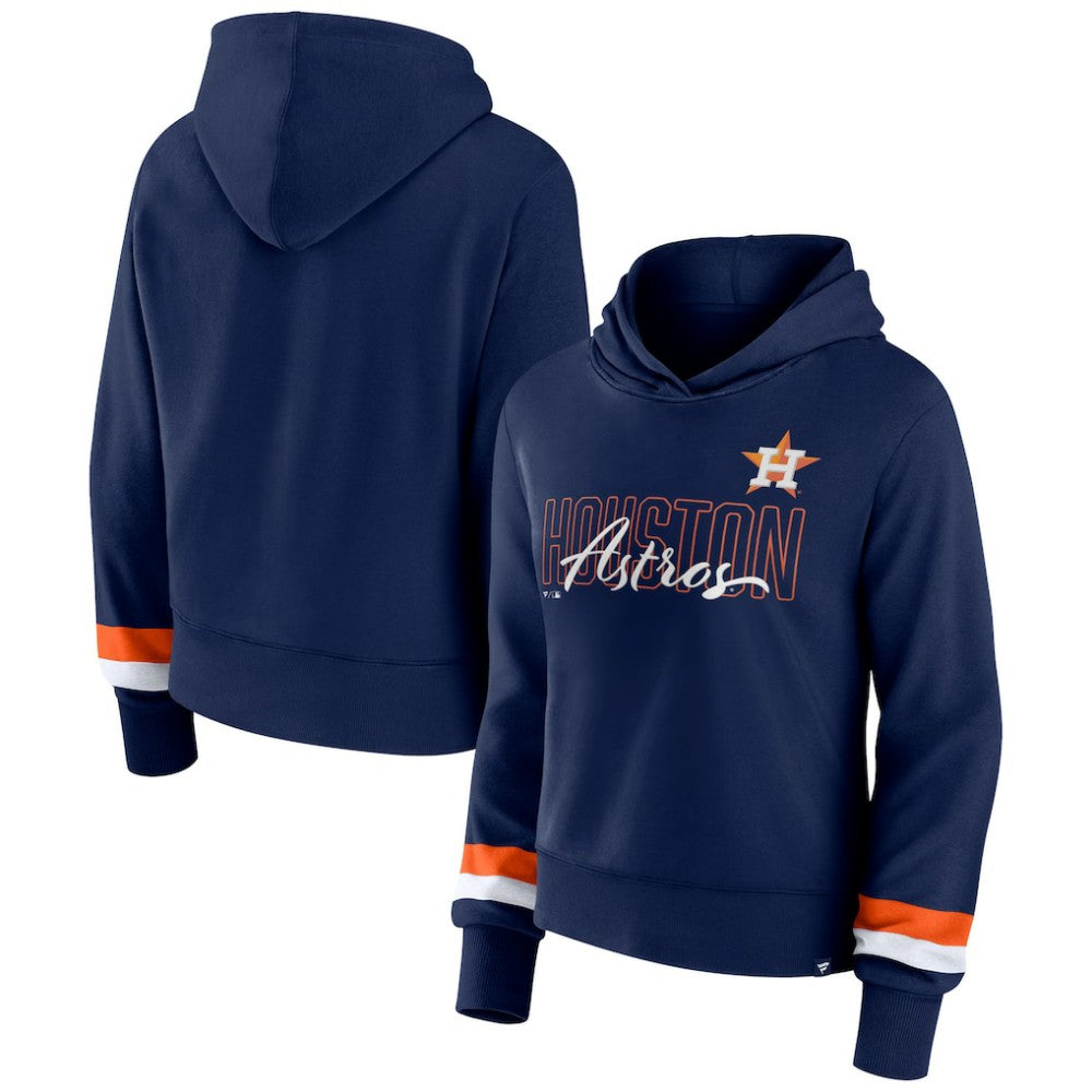 MLB Houston Astros Fanatics Women's Over Under Pullover Hoodie