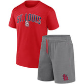 MLB St. Louis Cardinals Fanatics Arch T-Shirt & Shorts Combo Set