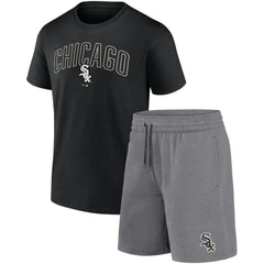 MLB Chicago White Sox Fanatics Arch T-Shirt & Shorts Combo Set