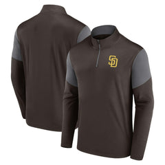 MLB San Diego Padres Fanatics Logo Quarter-Zip Top