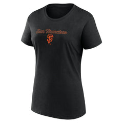 MLB San Francisco Giants Fanatics Women's Script T-Shirt & Shorts Combo Set