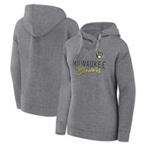 MLB Milwaukee Brewers Fanatics Women's Script Favorite Lightweight Pullover Hoodie