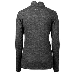 Cutter & Buck Women's Traverse Camo Print Stretch Quarter-Zip Pullover Top - Baltimore Ravens