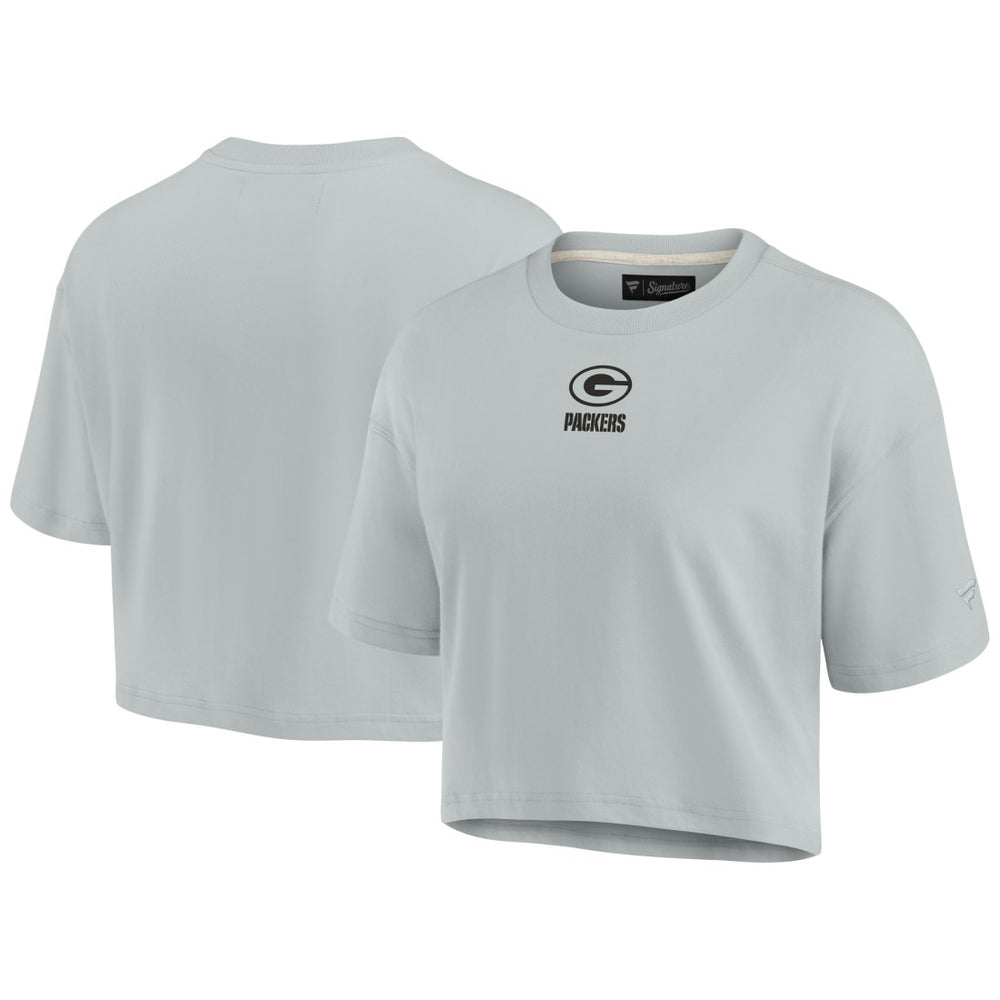 Women's Elements Super Soft Boxy Cropped T-Shirt - Green Bay Packers