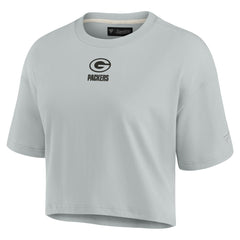Women's Elements Super Soft Boxy Cropped T-Shirt - Green Bay Packers
