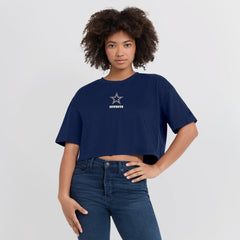 Women's Elements Super Soft Boxy Cropped T-Shirt - Dallas Cowboys