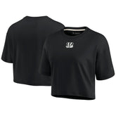 Women's Elements Super Soft Boxy Cropped T-Shirt - Cincinnati Bengals
