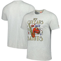 Homage Jazz Hyper Local Tri-Blend T-Shirt - New Orleans Saints
