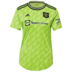 Scott McTominay Manchester United Women's 2022/23 Third Replica Player Jersey - Adidas Neon Green