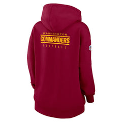 Women's 2023 Sideline Club Fleece Pullover Hoodie - Washington Commanders