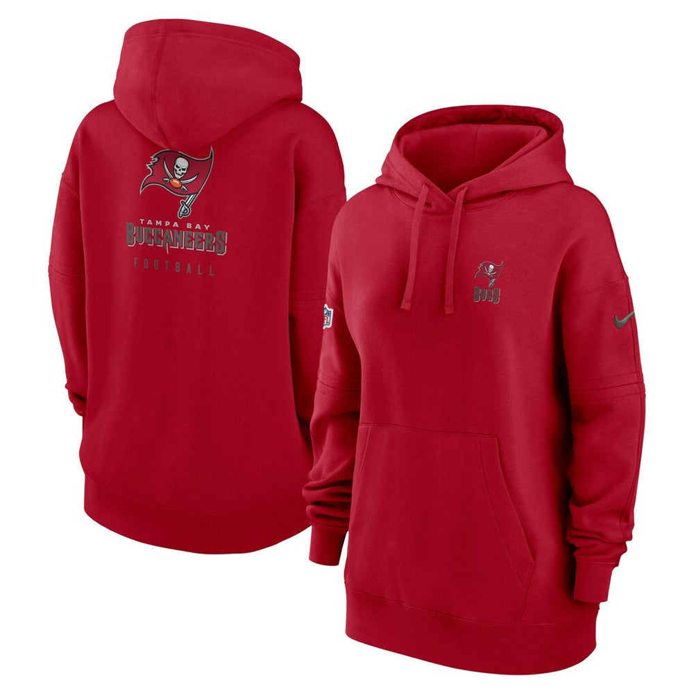 Women's 2023 Sideline Club Fleece Pullover Hoodie - Tampa Bay Buccaneers