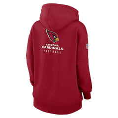 Women's 2023 Sideline Club Fleece Pullover Hoodie - Arizona Cardinals
