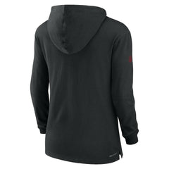 Women's Sideline Performance Long Sleeve Hoodie T-Shirt - Arizona Cardinals