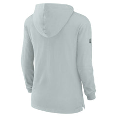 Women's Sideline Performance Long Sleeve Hoodie T-Shirt - Las Vegas Raiders