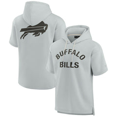 Unisex Elements Super Soft Fleece Short Sleeve Pullover Hoodie - Buffalo Bills