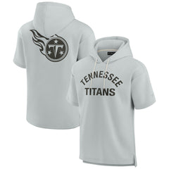 Unisex Elements Super Soft Fleece Short Sleeve Pullover Hoodie - Tennessee Titans