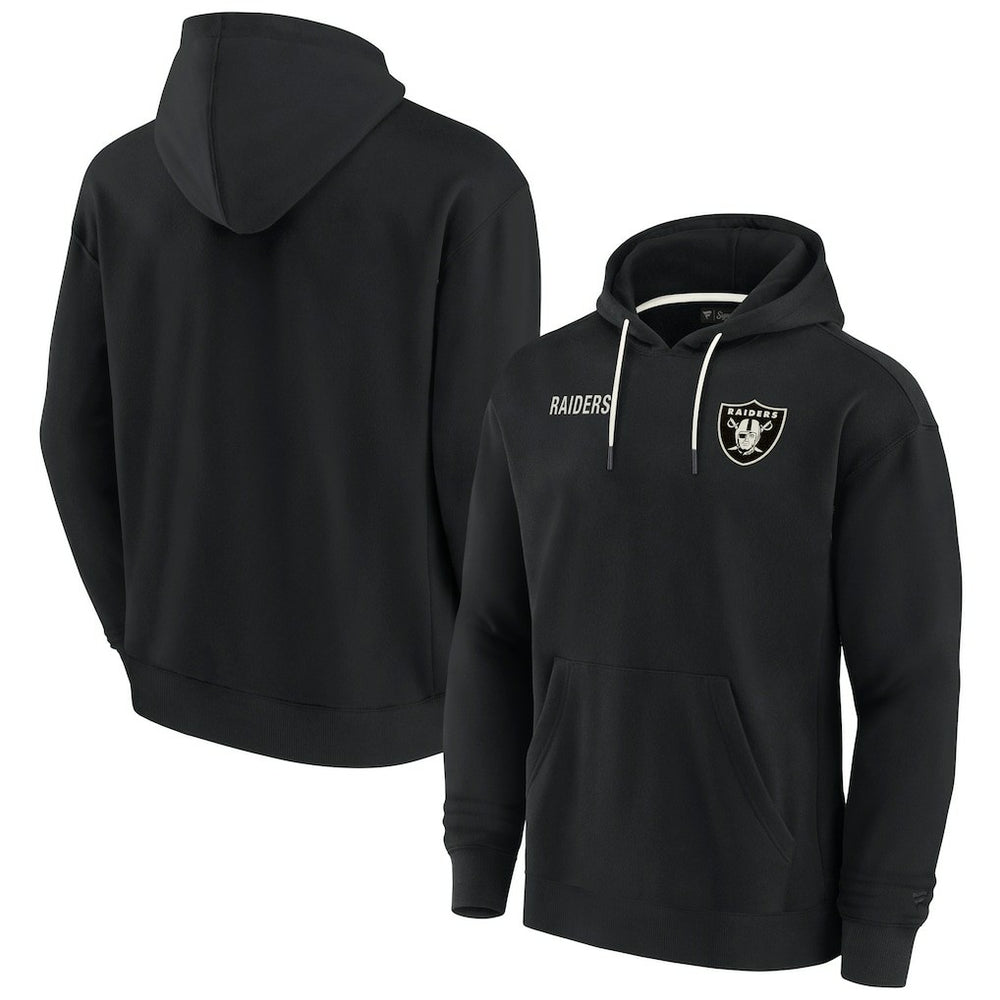 Unisex Elements Super Soft Fleece Pullover Hoodie - Las Vegas Raiders