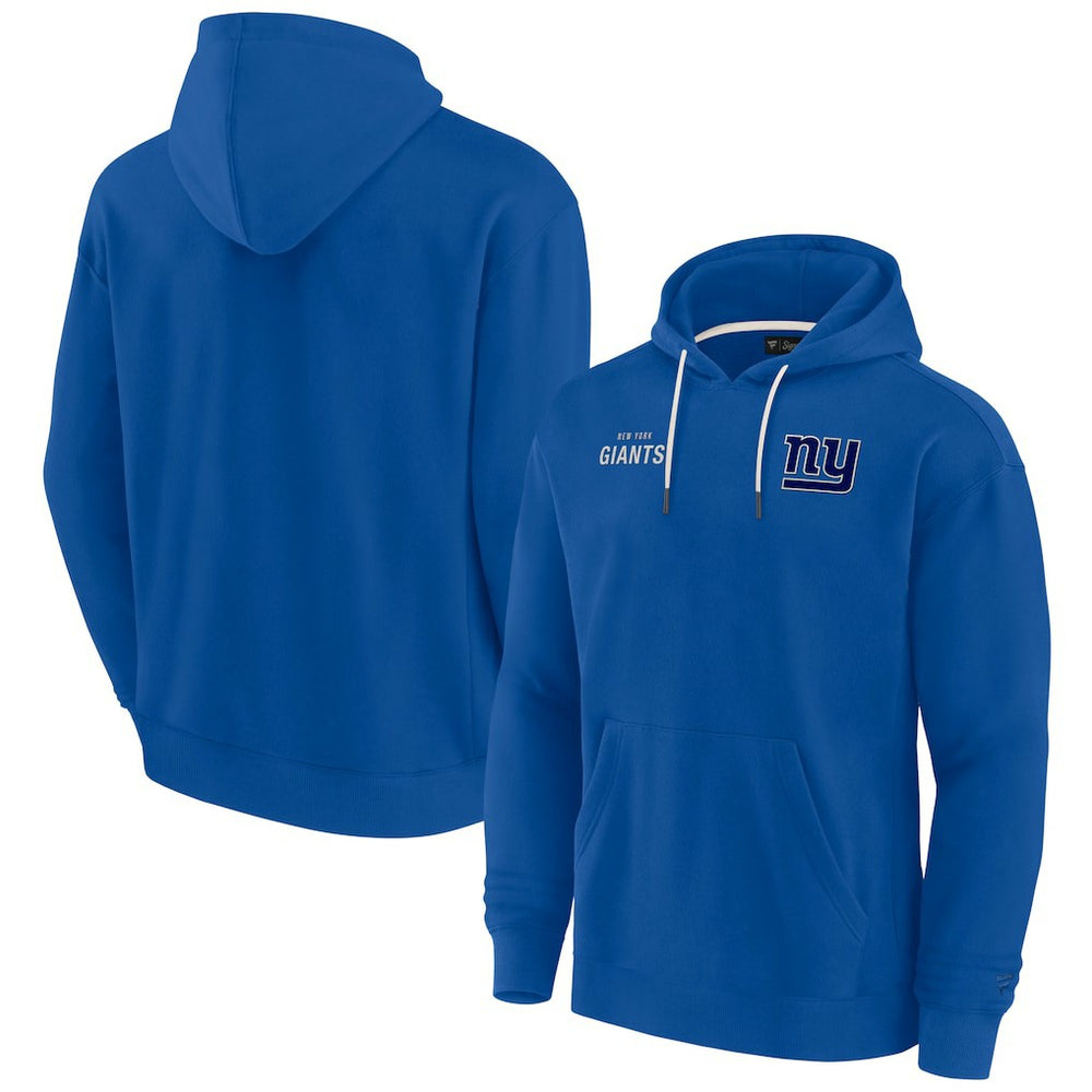 Unisex Elements Super Soft Fleece Pullover Hoodie - New York Giants