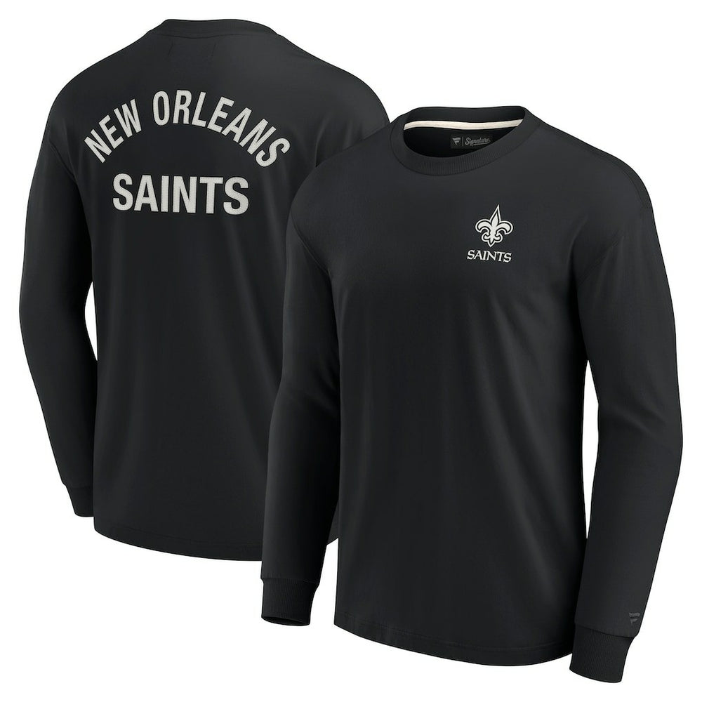 Unisex Elements Super Soft Long Sleeve T-Shirt - New Orleans Saints
