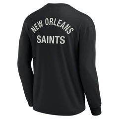 Unisex Elements Super Soft Long Sleeve T-Shirt - New Orleans Saints