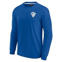 Unisex Elements Super Soft Long Sleeve T-Shirt - Los Angeles Rams