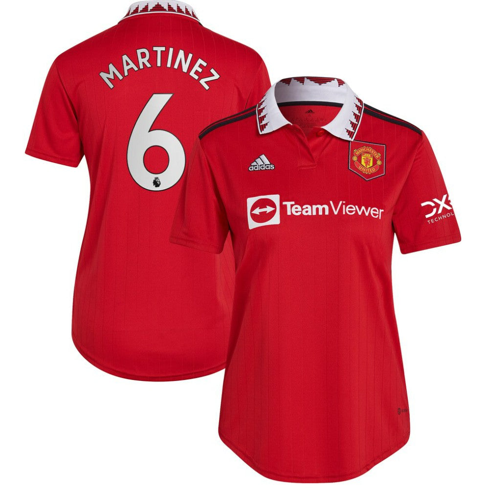 Lisandro Martínez Manchester United Women's 2022/23 Home Replica Player Jersey - Adidas Red