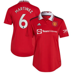 Lisandro Martínez Manchester United Women's 2022/23 Home Replica Player Jersey - Adidas Red