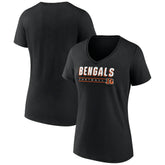 Women's Primary Play V-Neck T-Shirt - Cincinnati Bengals