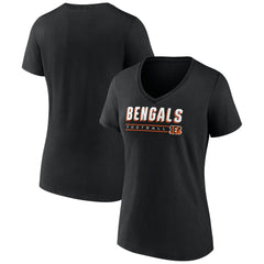 Women's Primary Play V-Neck T-Shirt - Cincinnati Bengals
