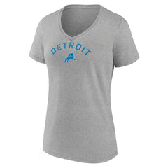 Women's Team Arc V-Neck T-Shirt - Detroit Lions
