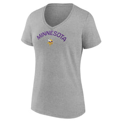 Women's Team Arc V-Neck T-Shirt - Minnesota Vikings