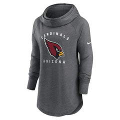 Women's Raglan Funnel Neck Pullover Hoodie - Arizona Cardinals