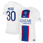 Lionel Messi Paris Saint-Germain 2022/23 Third Breathe Stadium Replica Player Jersey - Nike White