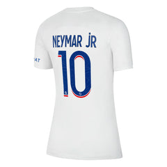 Neymar Jr. Paris Saint-Germain Women's 2022/23 Third Breathe Stadium Replica Player Jersey - Nike White