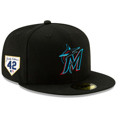 MLB Miami Marlins New Era 2024 Jackie Robinson Day 59FIFTY Fitted Hat
